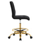 Modway Prim Armless Performance Velvet Drafting Chair FredCo