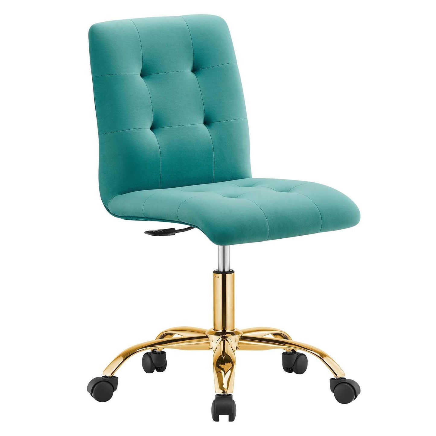 Modway Prim Armless Performance Velvet Office Chair FredCo