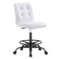 Modway Prim Armless Vegan Leather Drafting Chair FredCo
