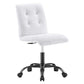Modway Prim Armless Vegan Leather Office Chair FredCo