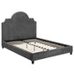 Modway Primrose Queen Performance Velvet Platform Bed FredCo