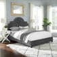 Modway Primrose Queen Performance Velvet Platform Bed FredCo