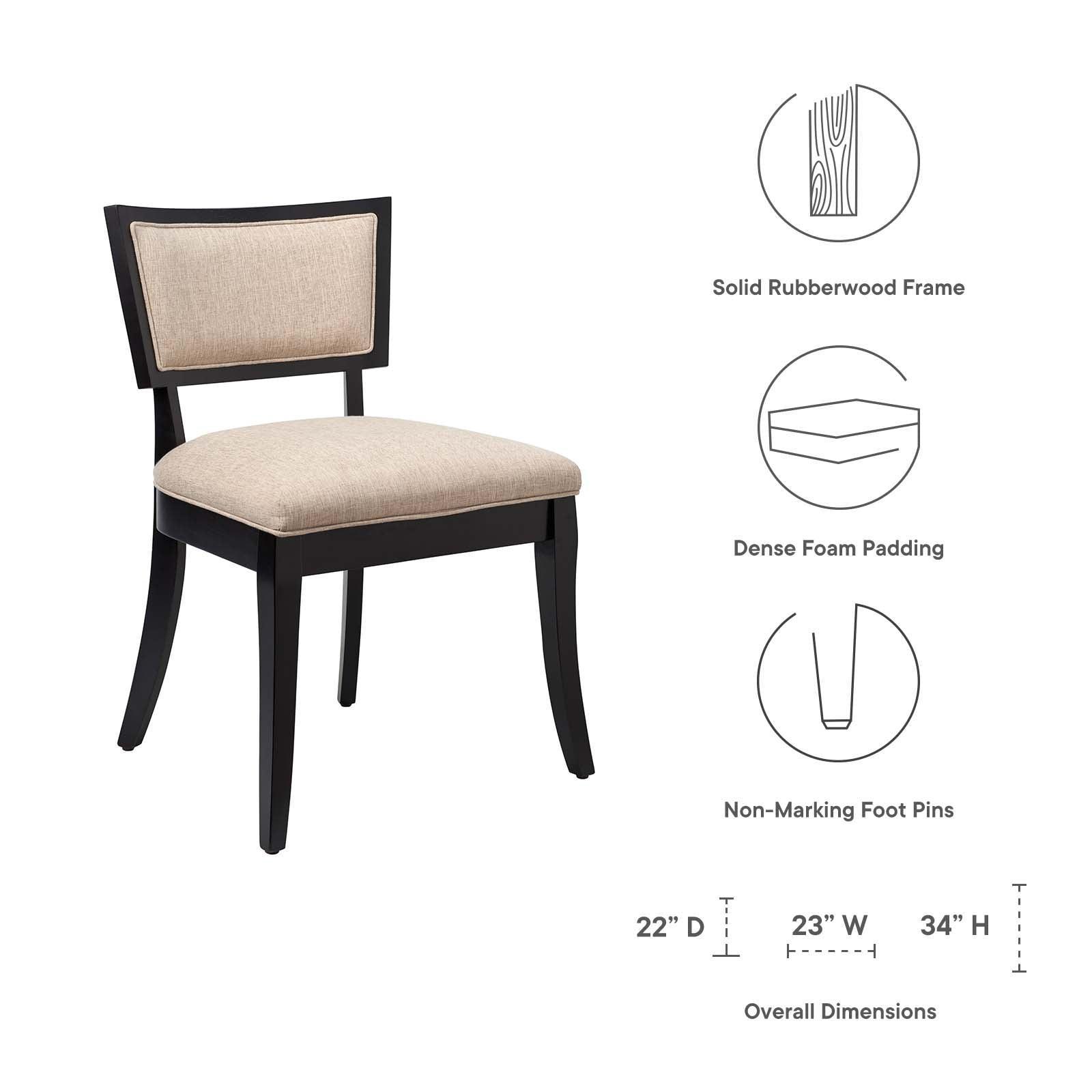 Modway Pristine Upholstered Fabric Dining Chairs - Set of 2 FredCo