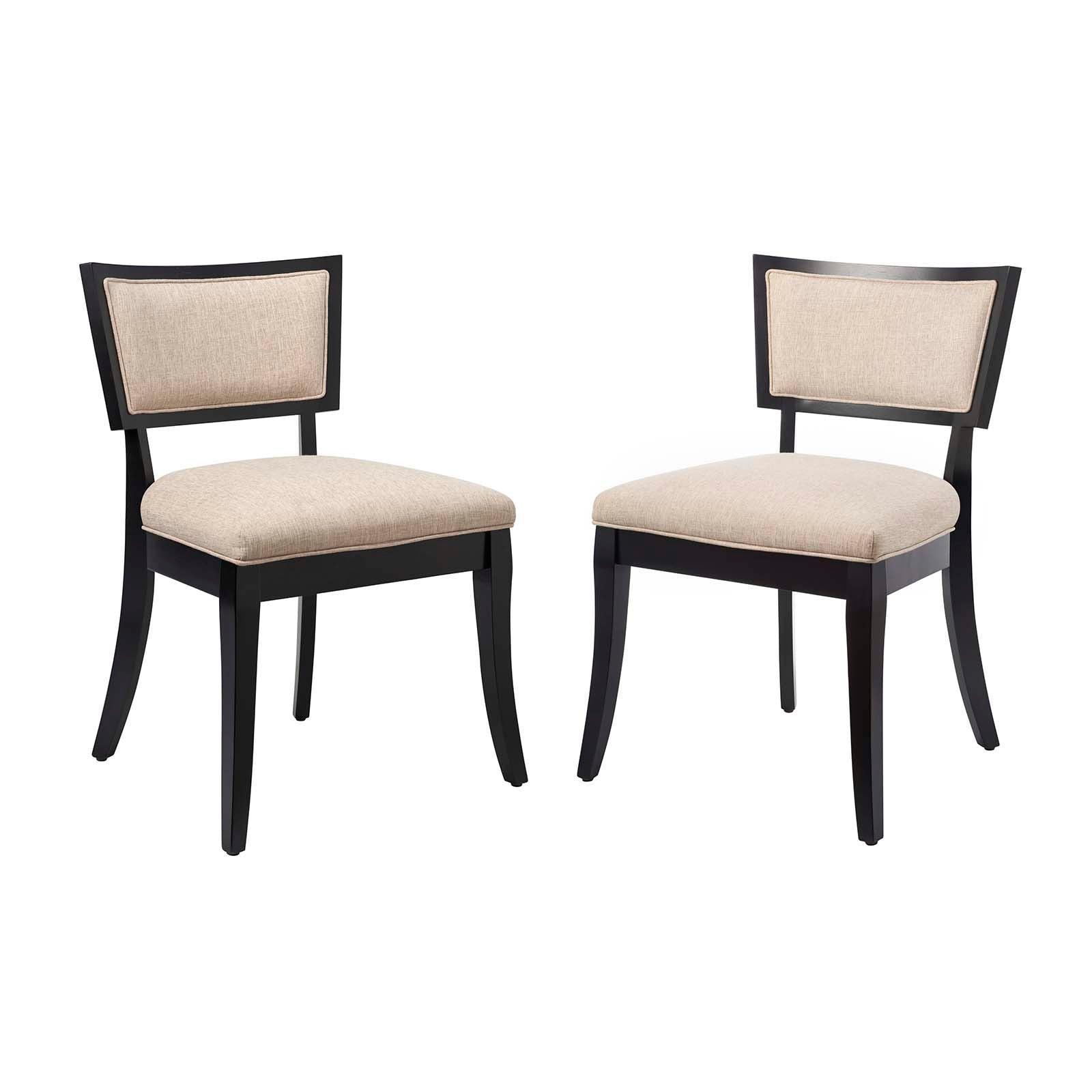 Modway Pristine Upholstered Fabric Dining Chairs - Set of 2 FredCo