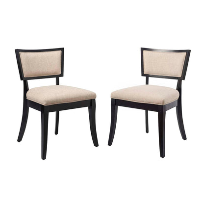 Modway Pristine Upholstered Fabric Dining Chairs - Set of 2 FredCo