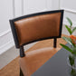 Modway Pristine Vegan Leather Dining Chairs - Set of 2 FredCo