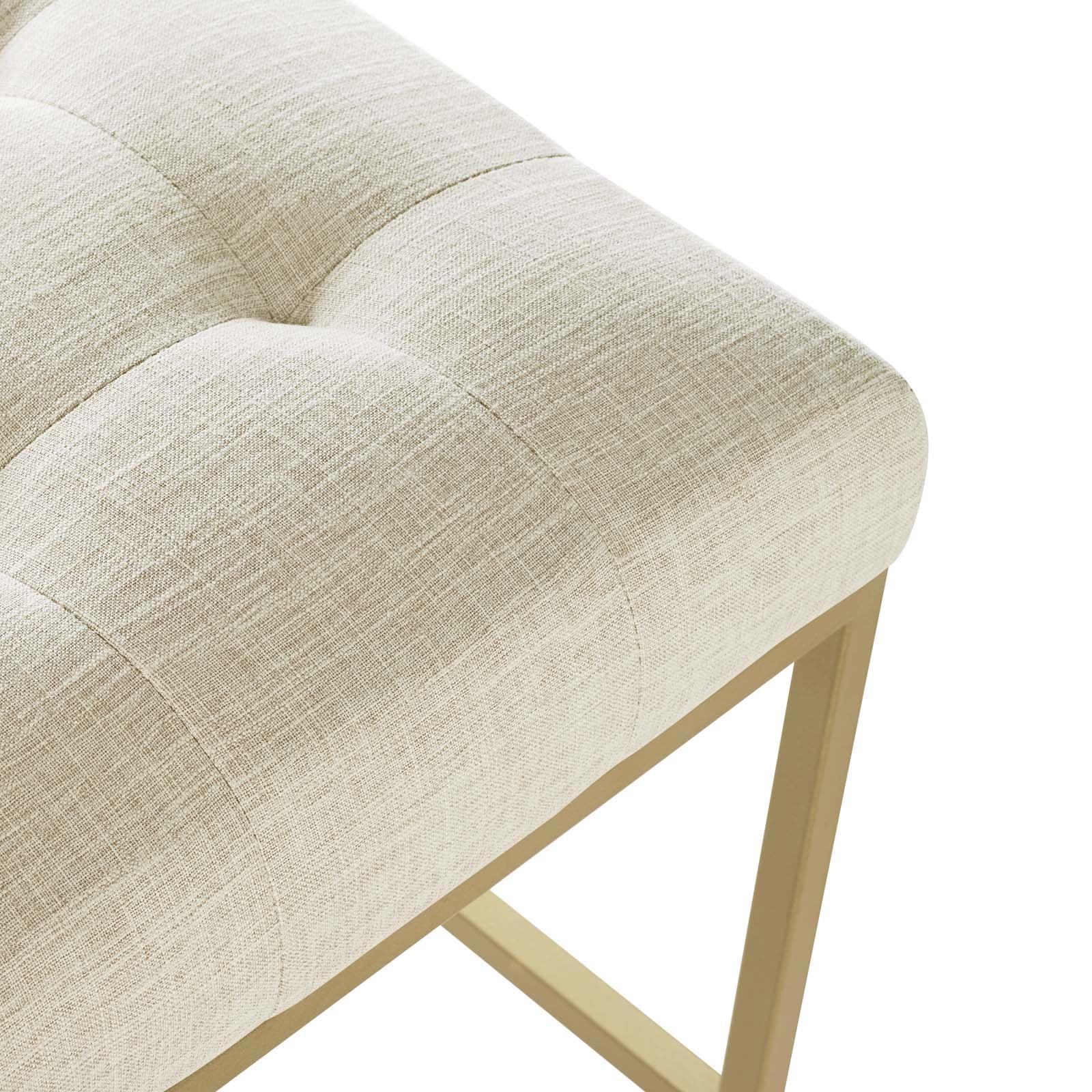 Modway Privy Counter Stool Upholstered Fabric Set of 2 FredCo