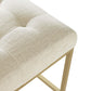 Modway Privy Counter Stool Upholstered Fabric Set of 2 FredCo