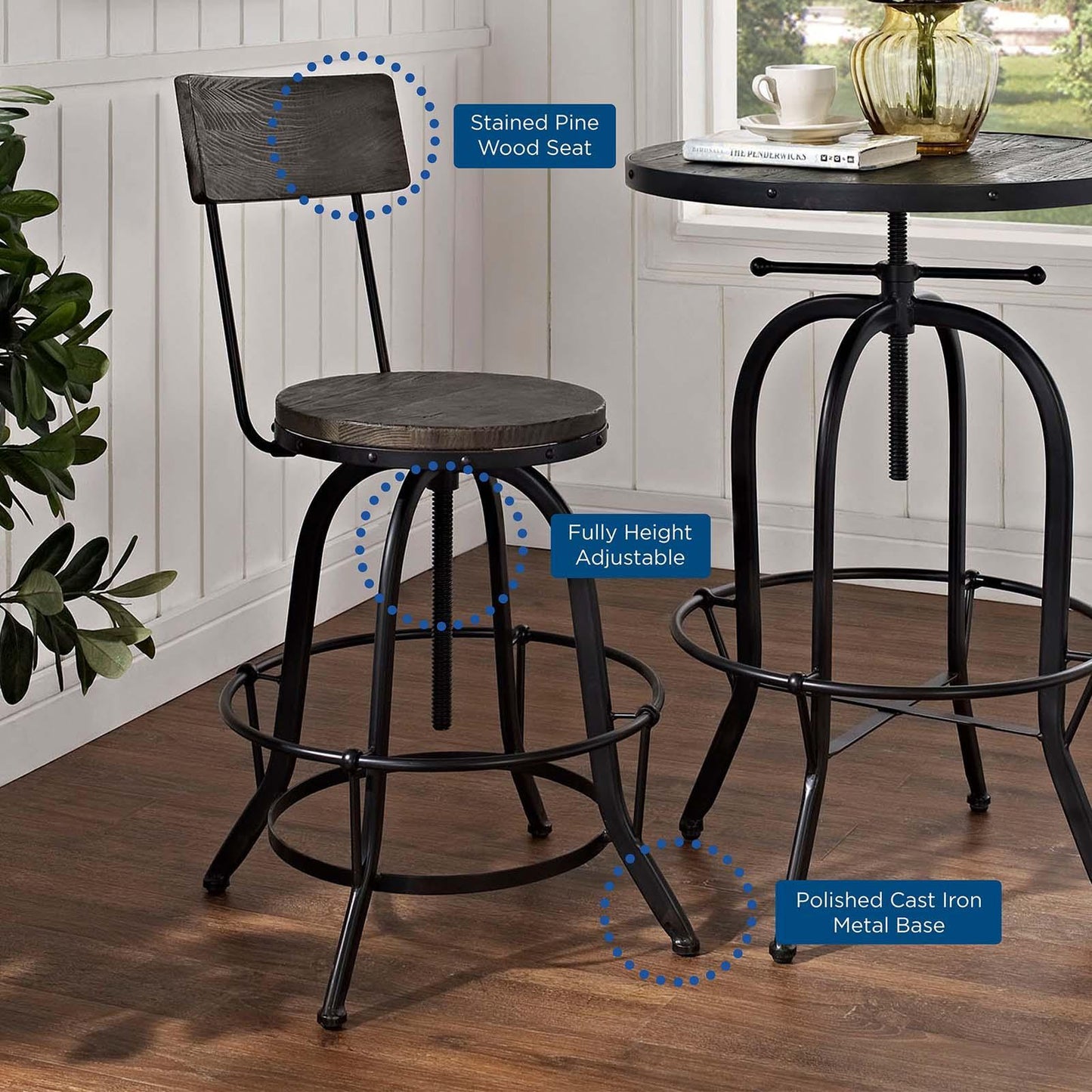 Modway Procure Bar Stool Set of 2 FredCo