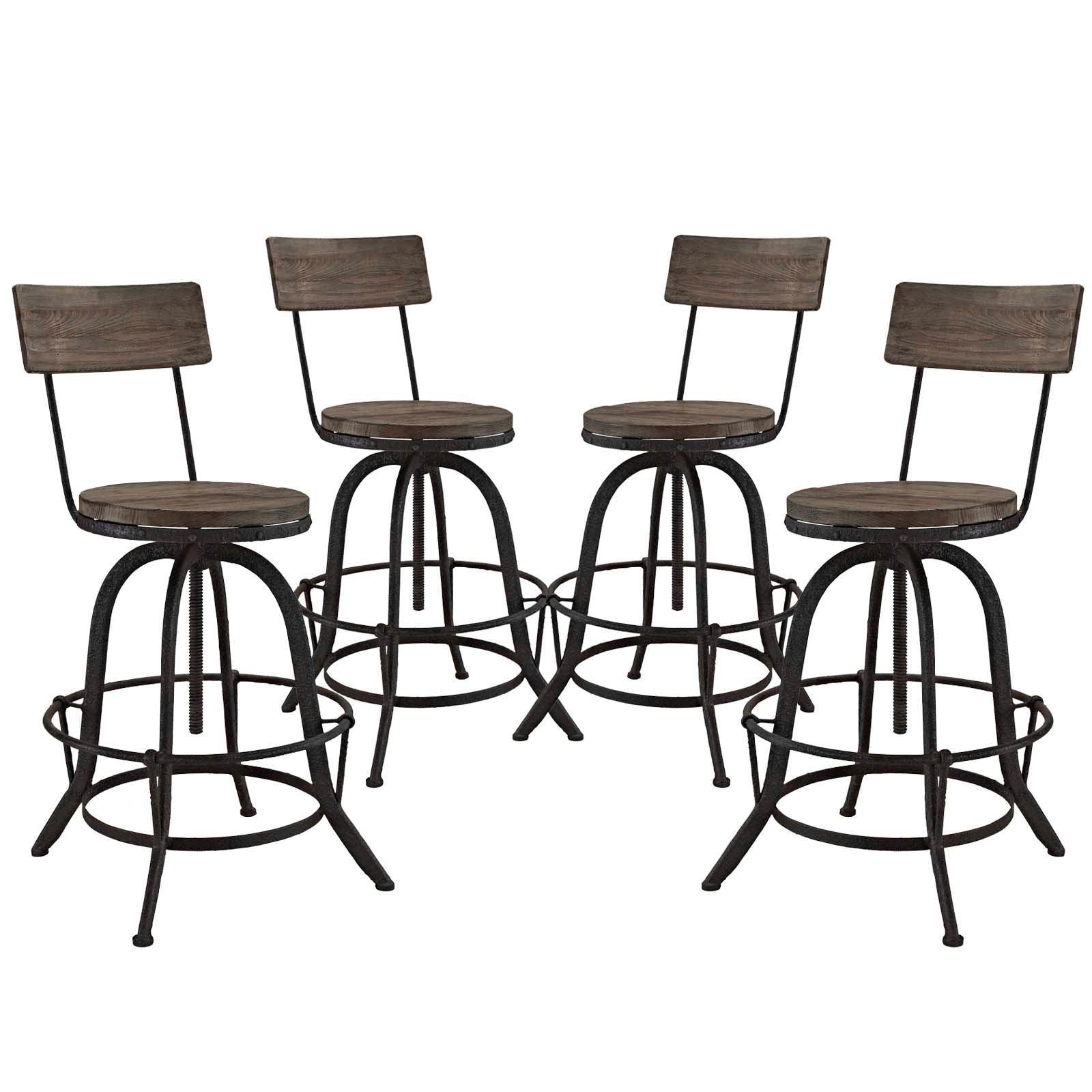 Modway Procure Bar Stool Set of 4 FredCo