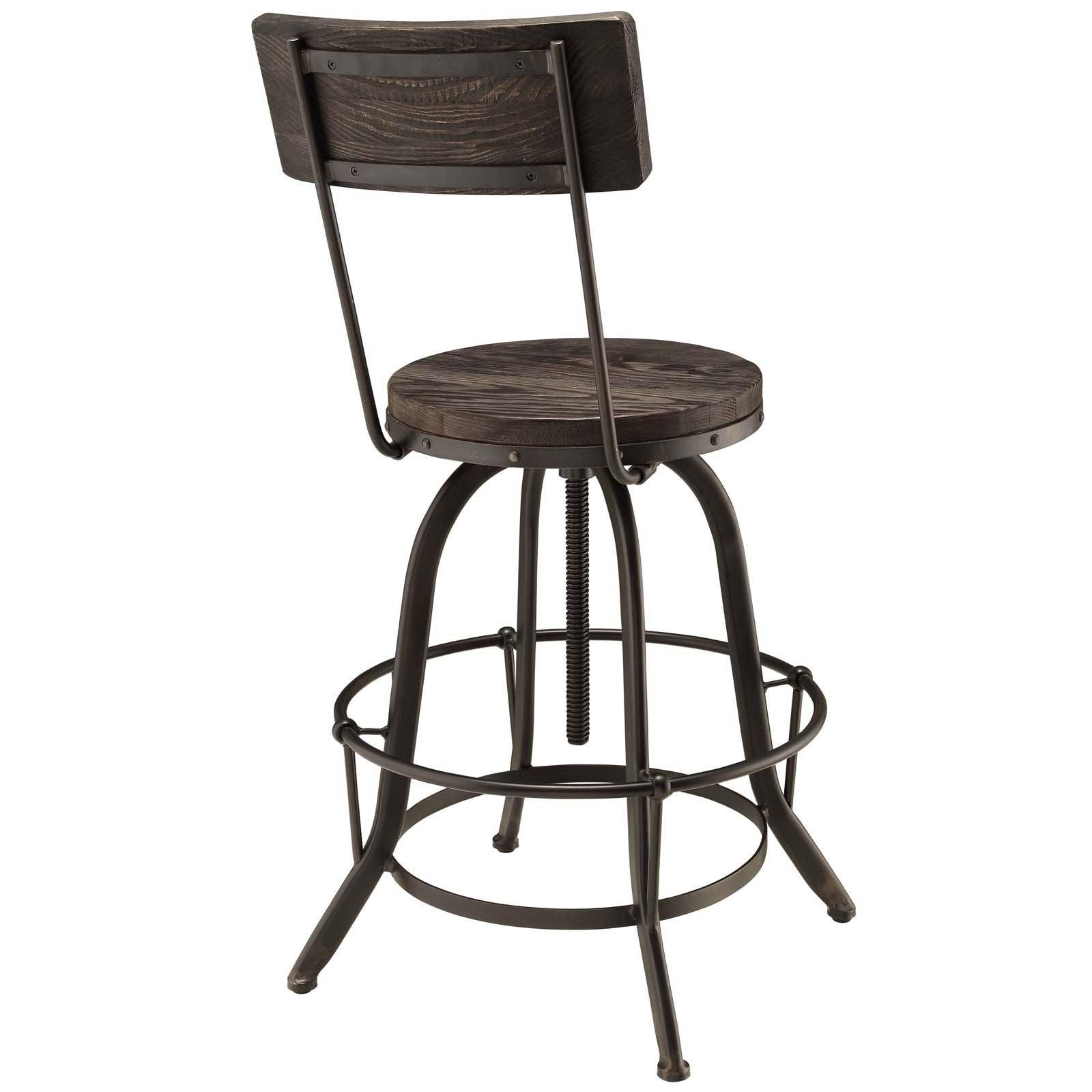 Modway Procure Wood Bar Stool FredCo