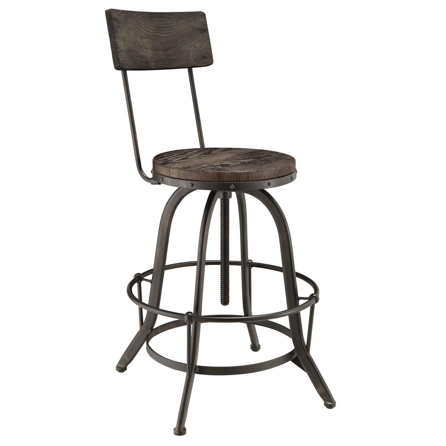 Modway Procure Wood Bar Stool FredCo
