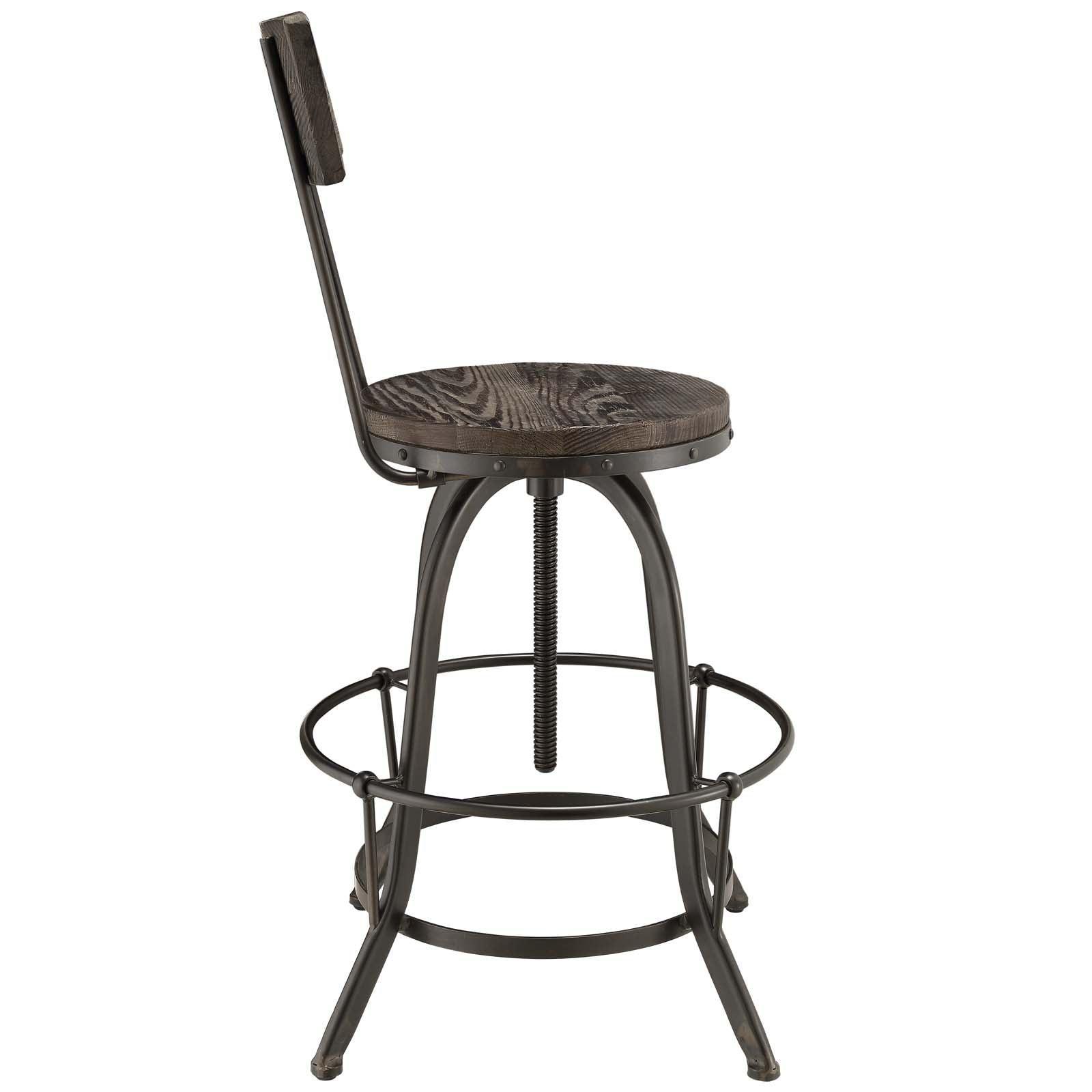 Modway Procure Wood Bar Stool FredCo