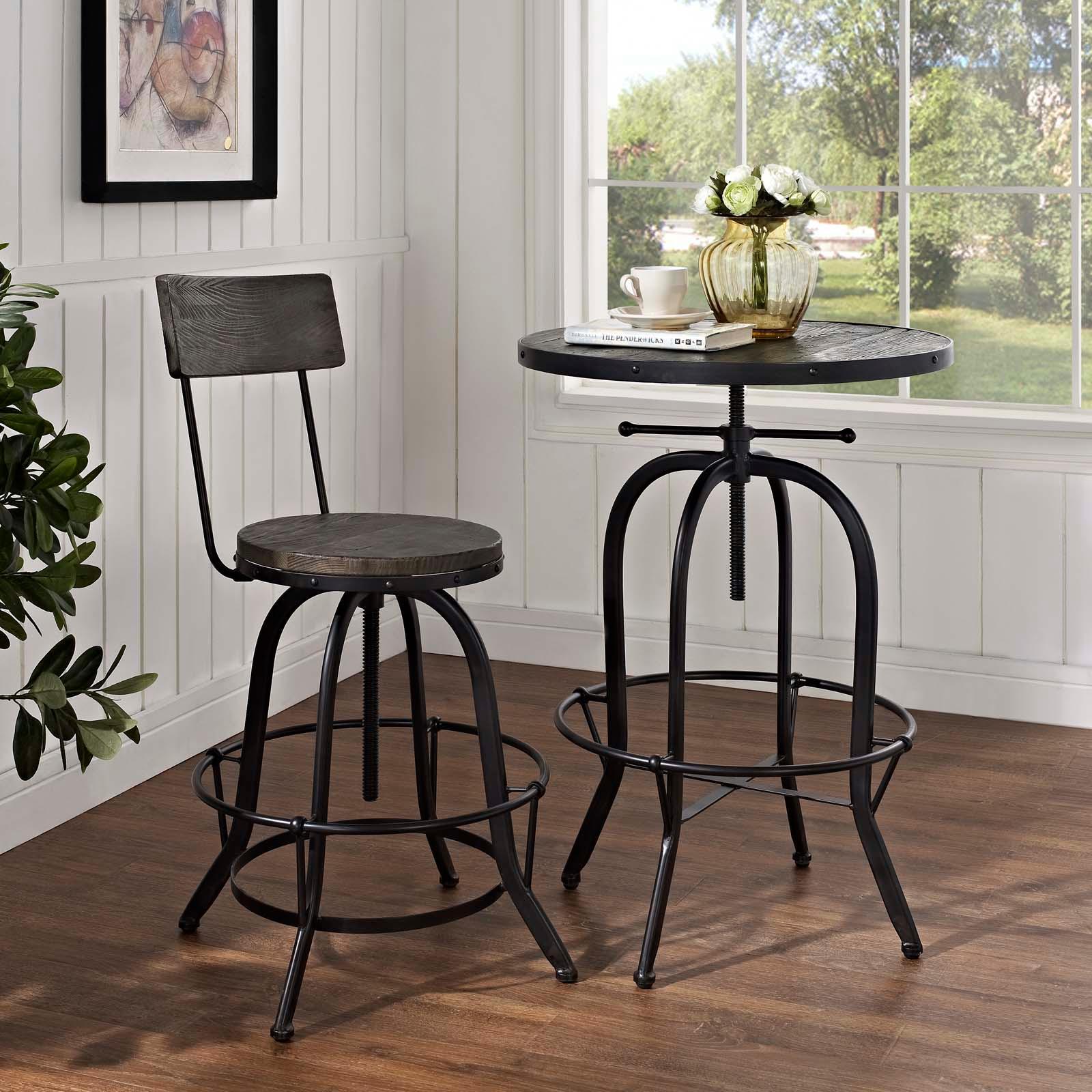 Modway Procure Wood Bar Stool FredCo