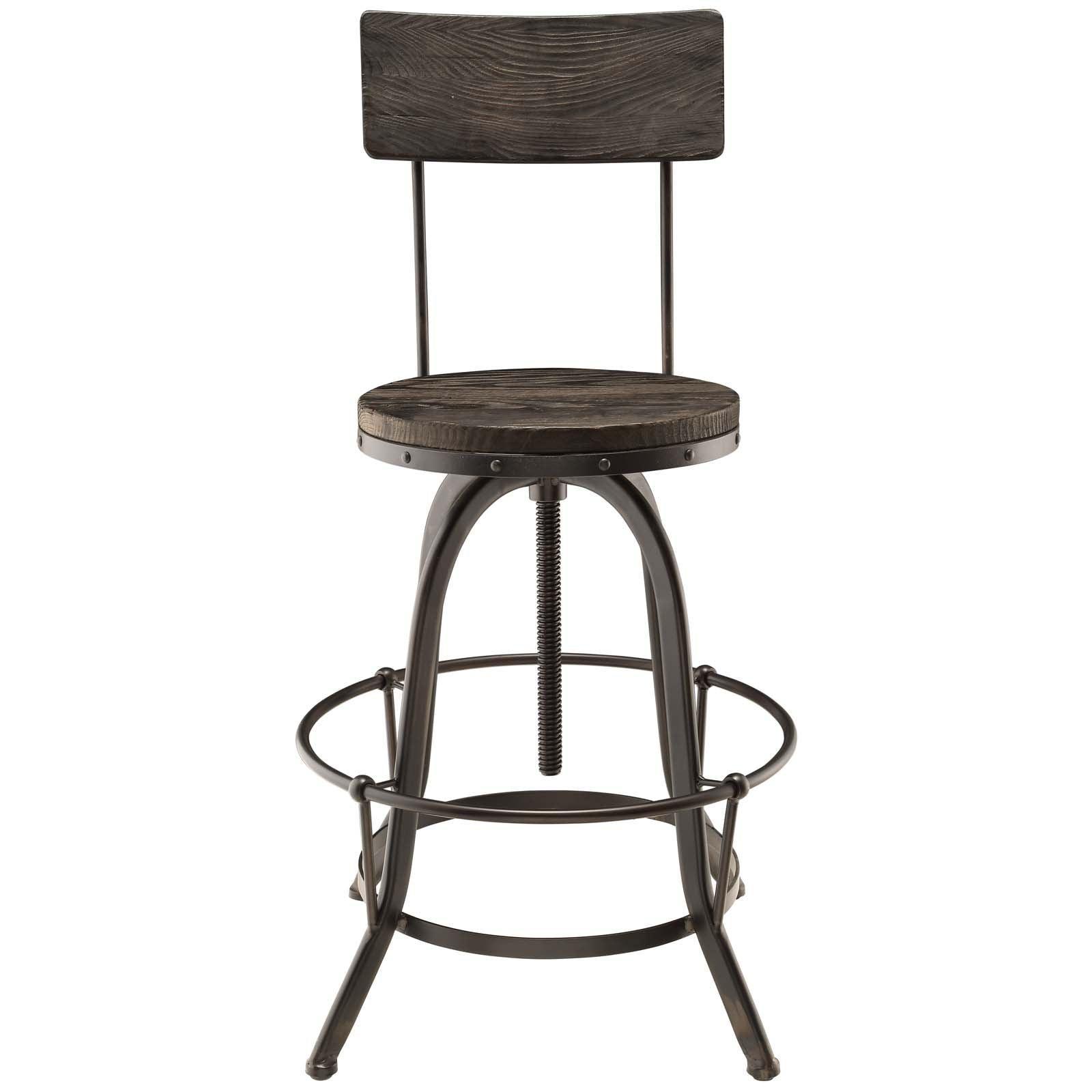 Modway Procure Wood Bar Stool FredCo