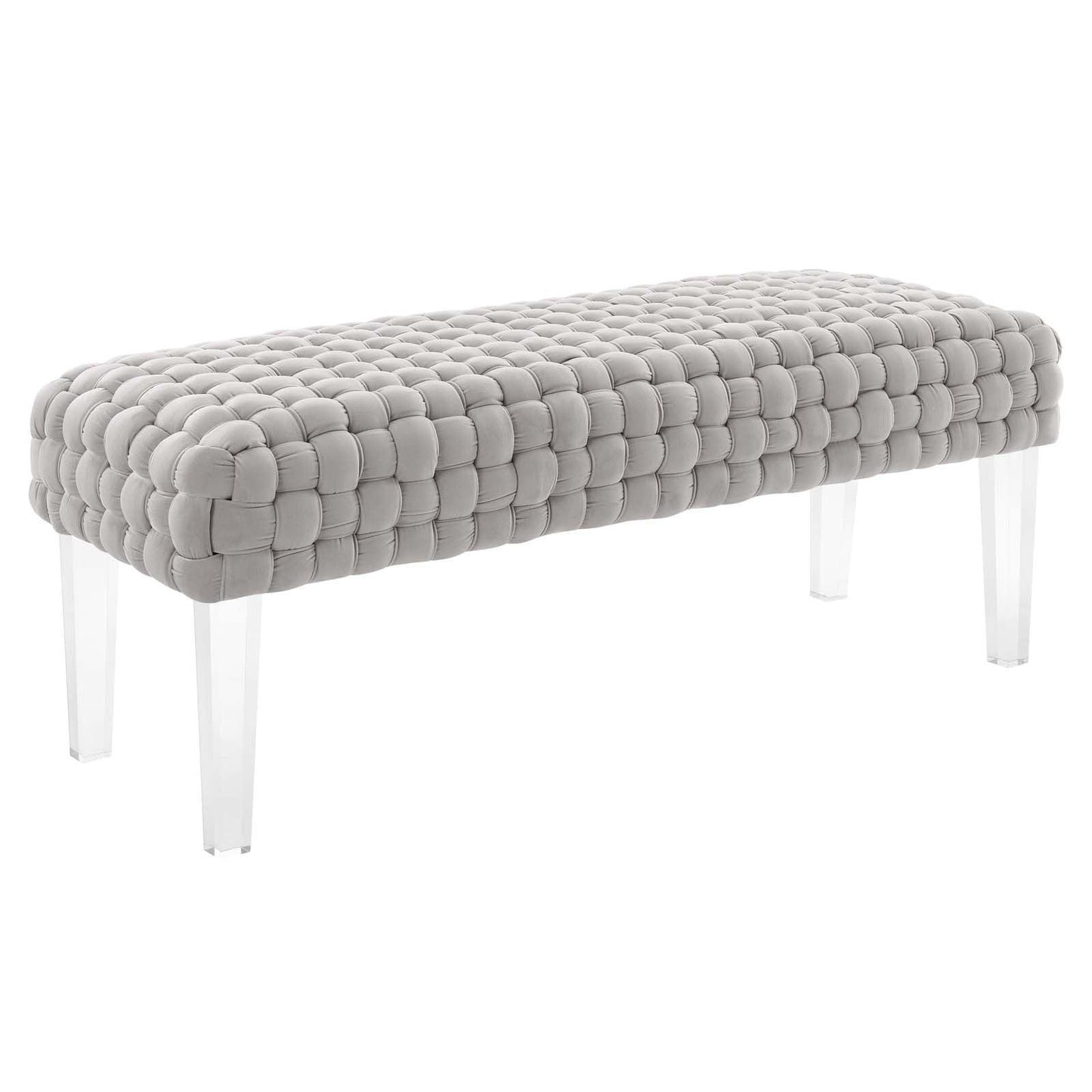 Modway Prologue Woven Performance Velvet Ottoman FredCo