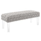 Modway Prologue Woven Performance Velvet Ottoman FredCo