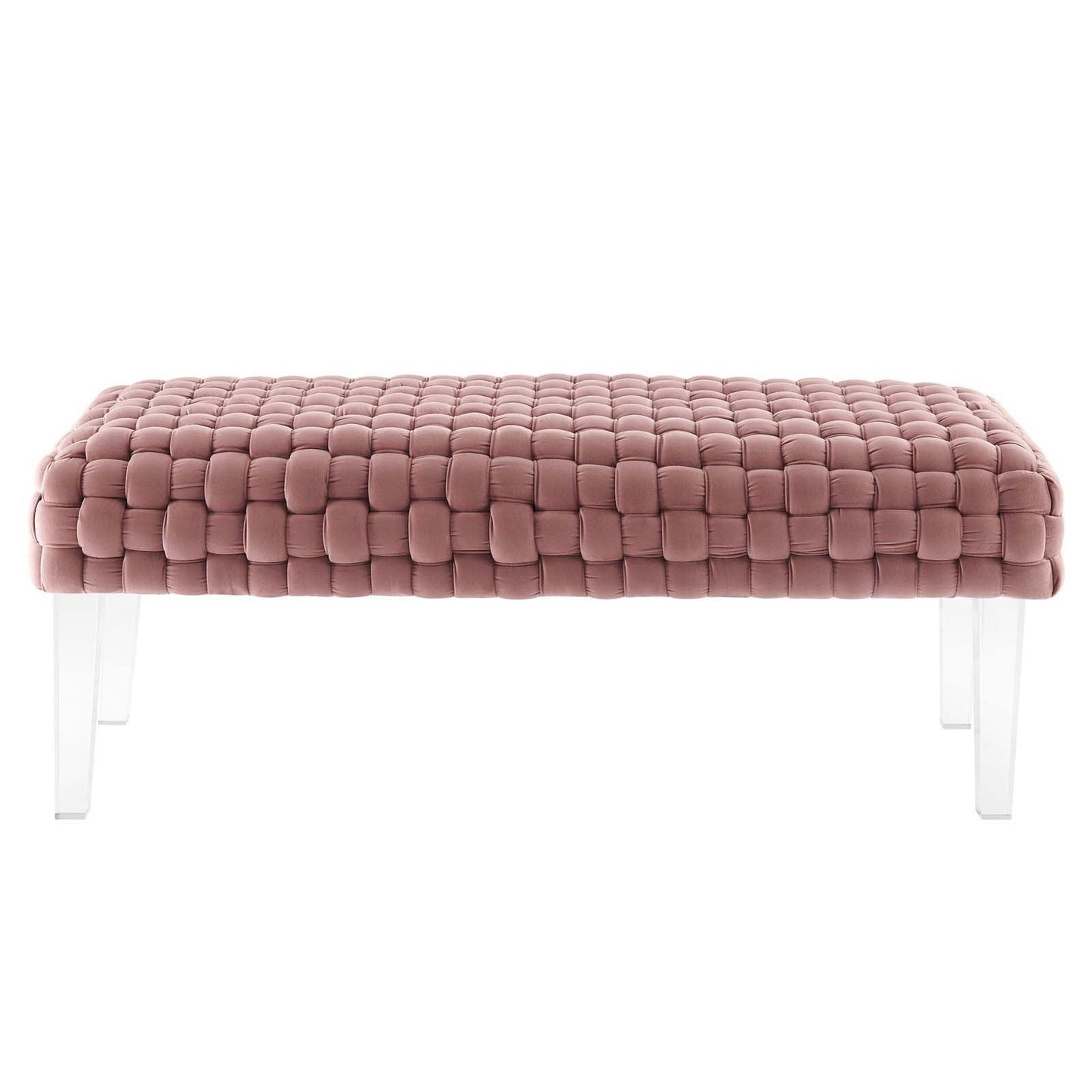 Modway Prologue Woven Performance Velvet Ottoman FredCo