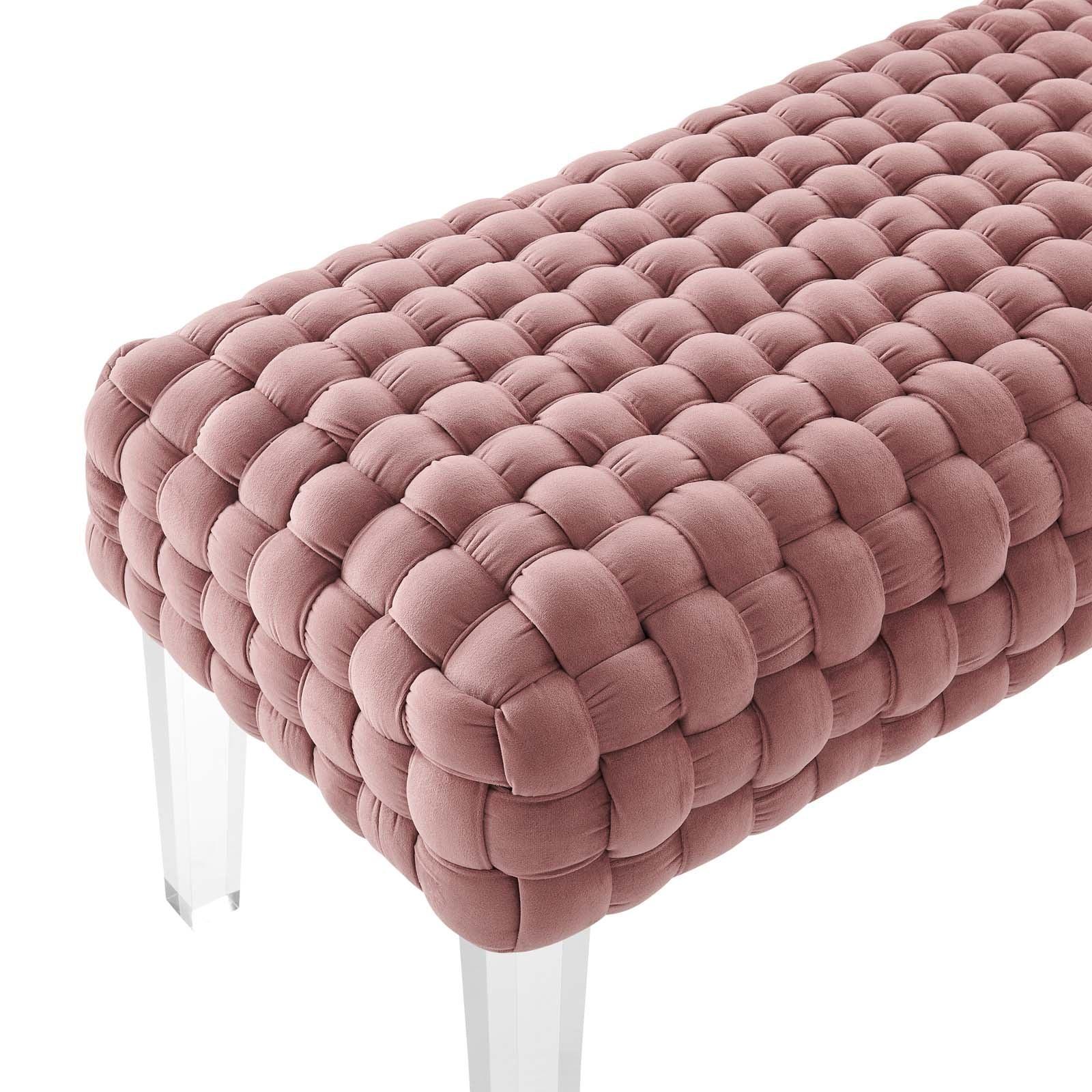 Modway Prologue Woven Performance Velvet Ottoman FredCo