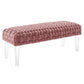Modway Prologue Woven Performance Velvet Ottoman FredCo