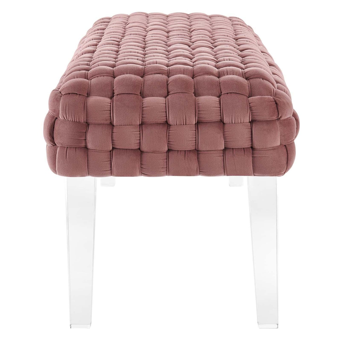 Modway Prologue Woven Performance Velvet Ottoman FredCo