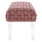 Modway Prologue Woven Performance Velvet Ottoman FredCo