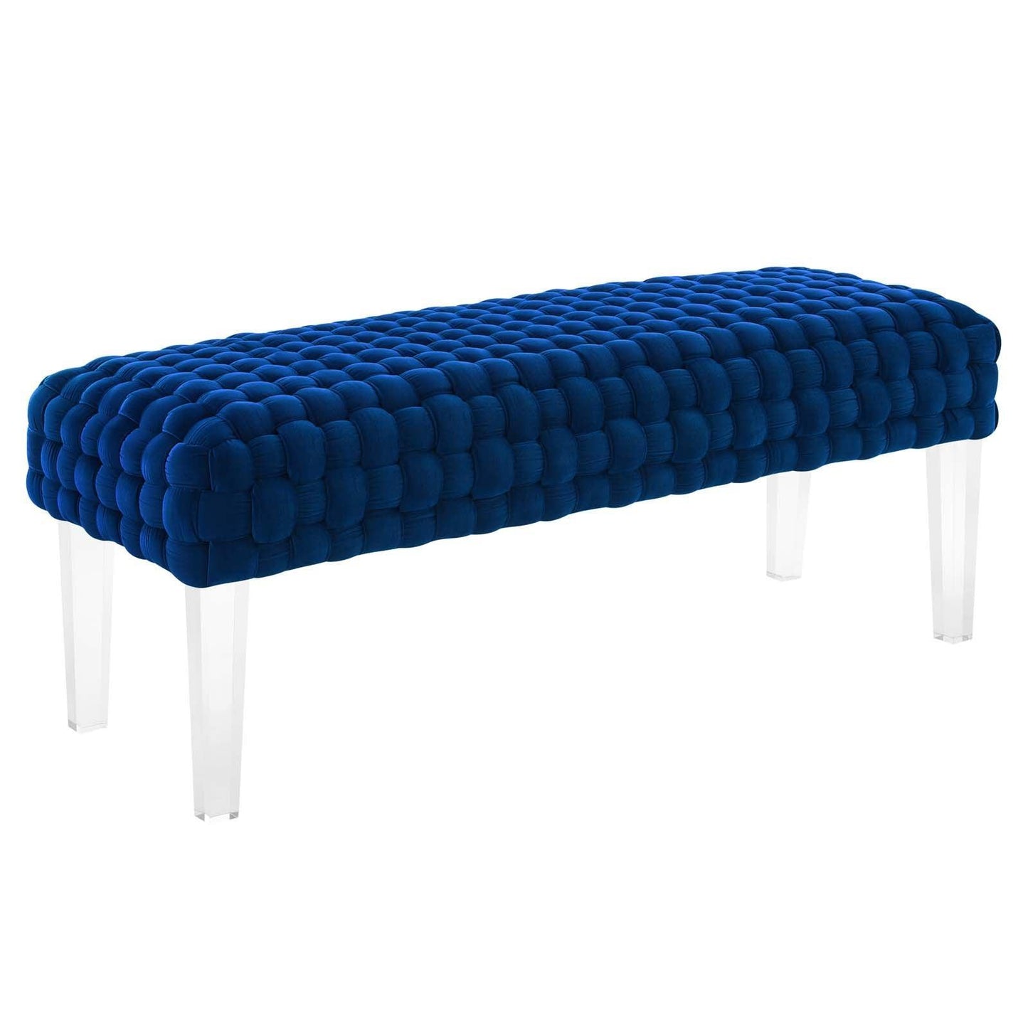 Modway Prologue Woven Performance Velvet Ottoman FredCo