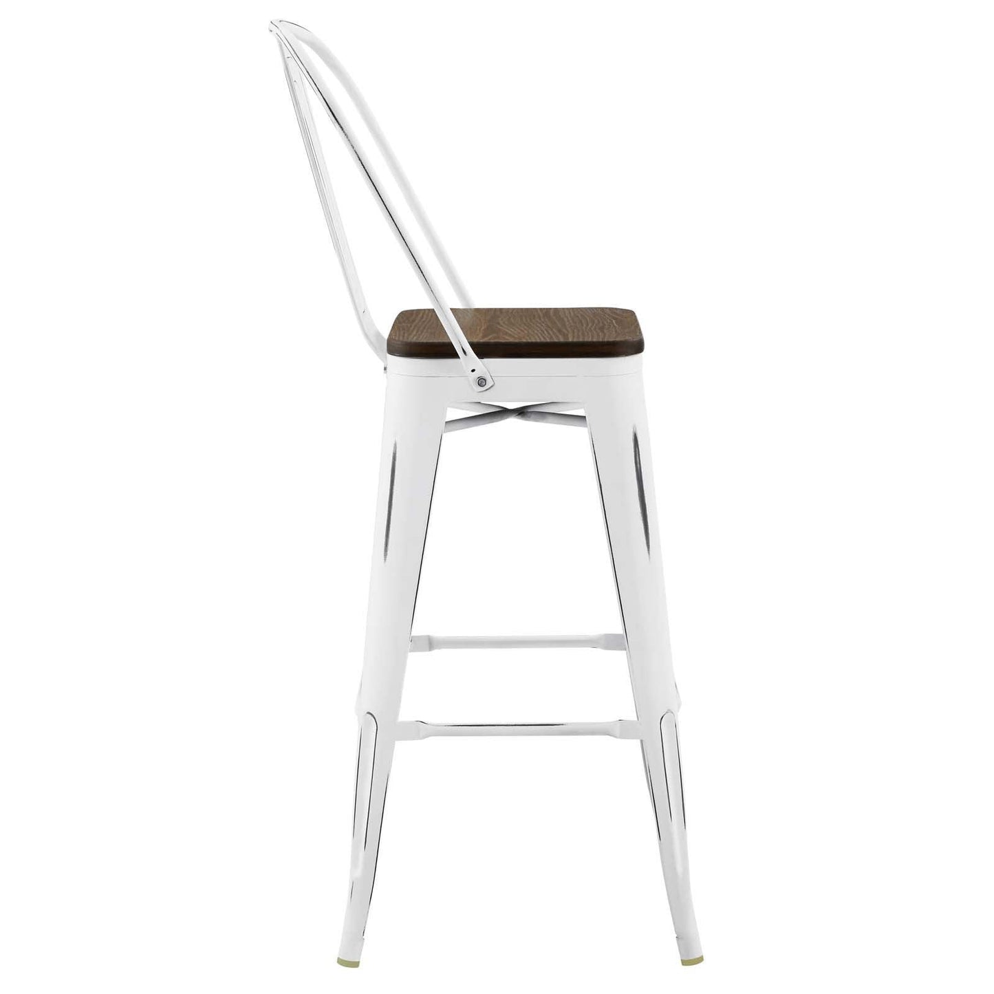 Modway Promenade Bar Stool Metal Set of 2 FredCo