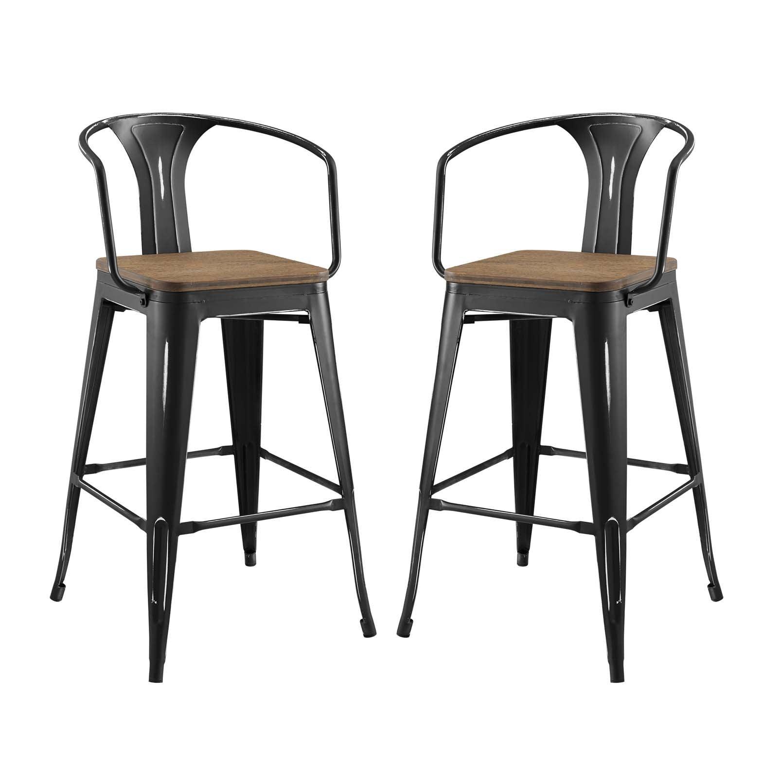 Modway Promenade Bar Stool Set of 2 FredCo