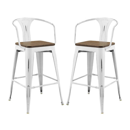 Modway Promenade Bar Stool Set of 2 FredCo