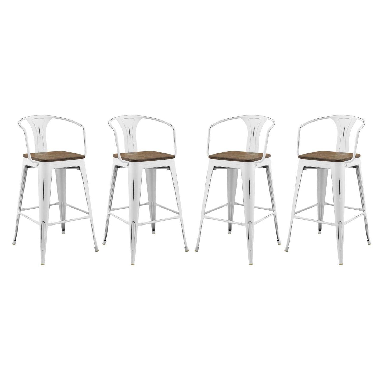 Modway Promenade Bar Stool Set of 4 FredCo