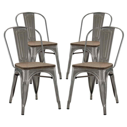 Modway Promenade Dining Side Chair Set of 4, EEI-2752 FredCo
