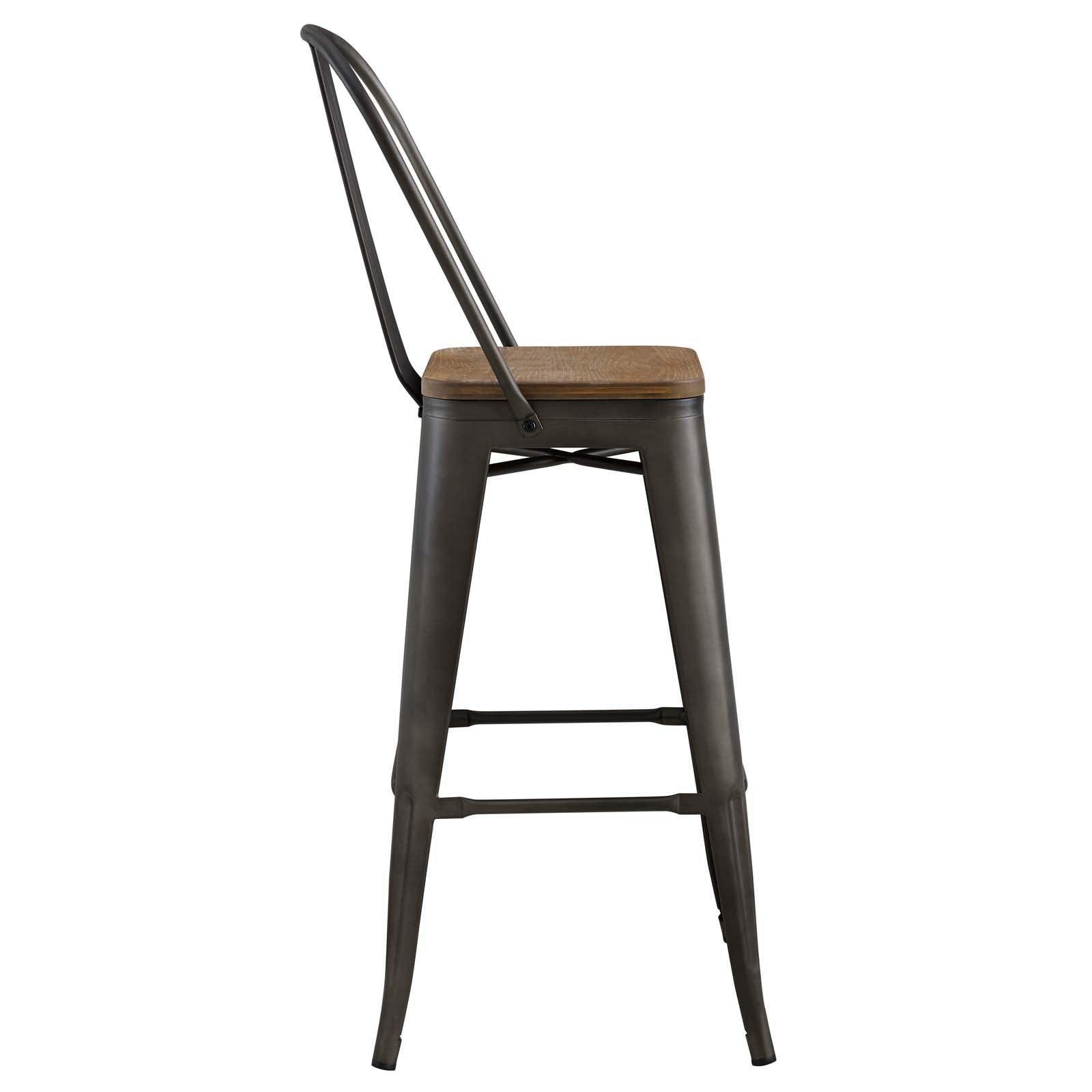 Modway Promenade Metal Bar Stool FredCo