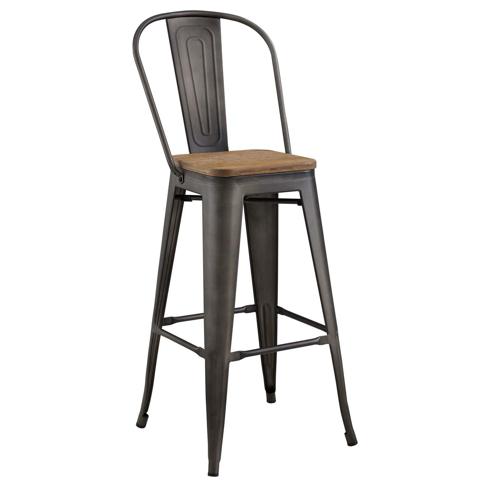 Modway Promenade Metal Bar Stool FredCo