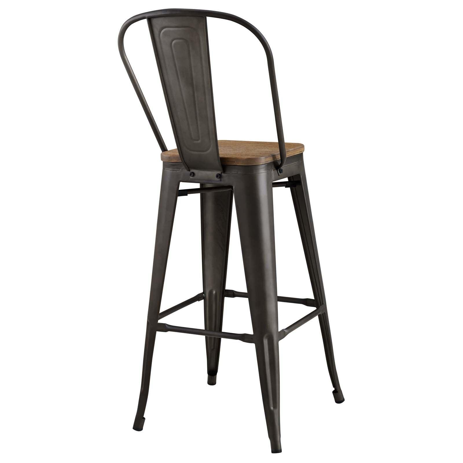 Modway Promenade Metal Bar Stool FredCo