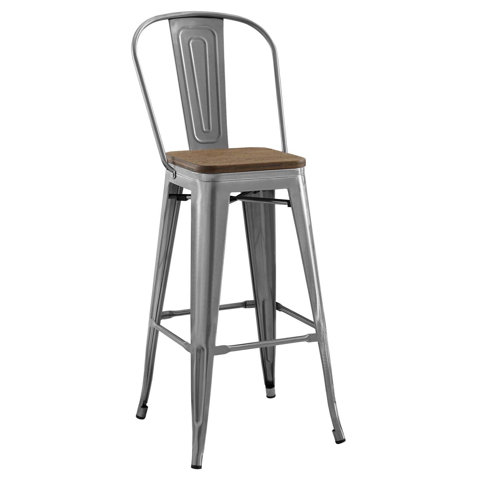 Modway Promenade Metal Bar Stool FredCo