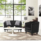 Modway Prospect 2 Piece Performance Velvet Loveseat and Armchair Set FredCo