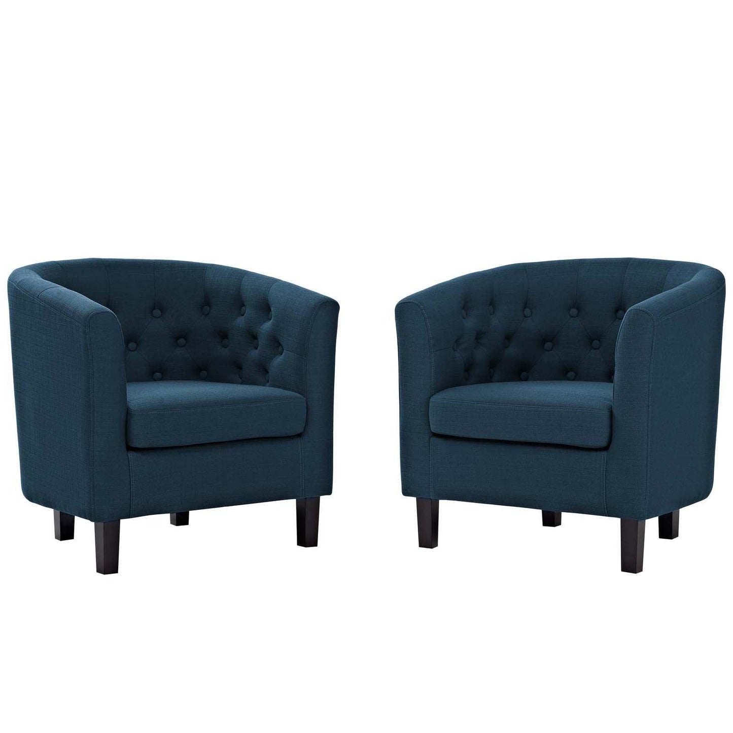 Modway Prospect 2 Piece Upholstered Fabric Armchair Set FredCo