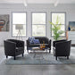 Modway Prospect 3 Piece Upholstered Vinyl Set FredCo