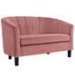 Modway Prospect Channel Tufted 3 Piece Performance Velvet Set FredCo