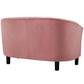 Modway Prospect Channel Tufted 3 Piece Performance Velvet Set FredCo