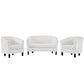 Modway Prospect Channel Tufted 3 Piece Performance Velvet Set FredCo