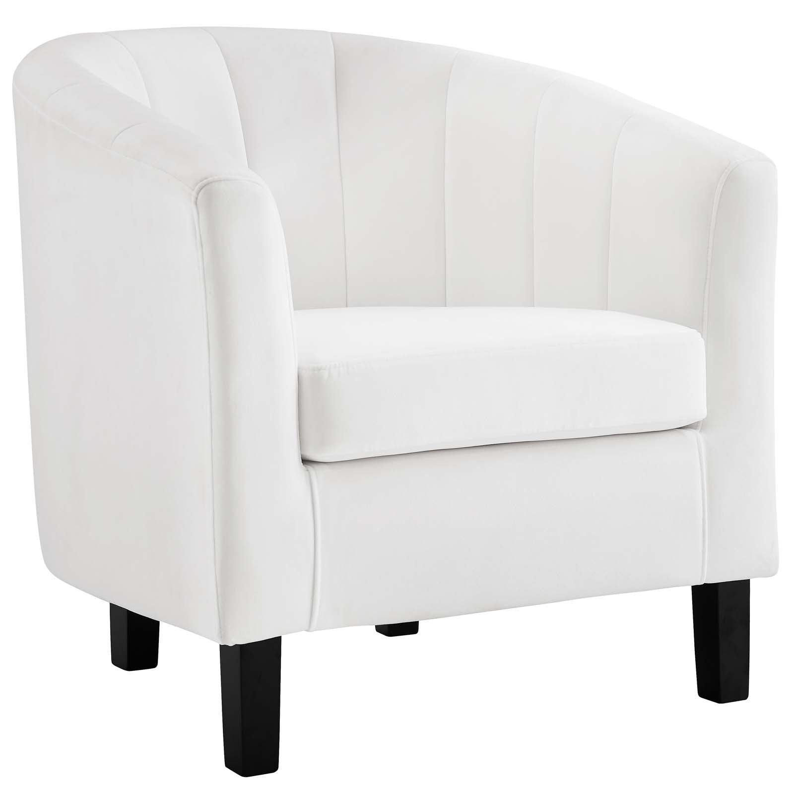 Modway Prospect Channel Tufted Performance Velvet Armchair FredCo