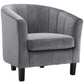 Modway Prospect Channel Tufted Performance Velvet Armchair FredCo