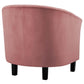 Modway Prospect Channel Tufted Performance Velvet Armchair Set of 2 FredCo
