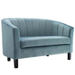 Modway Prospect Channel Tufted Performance Velvet Loveseat FredCo