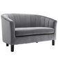 Modway Prospect Channel Tufted Performance Velvet Loveseat FredCo