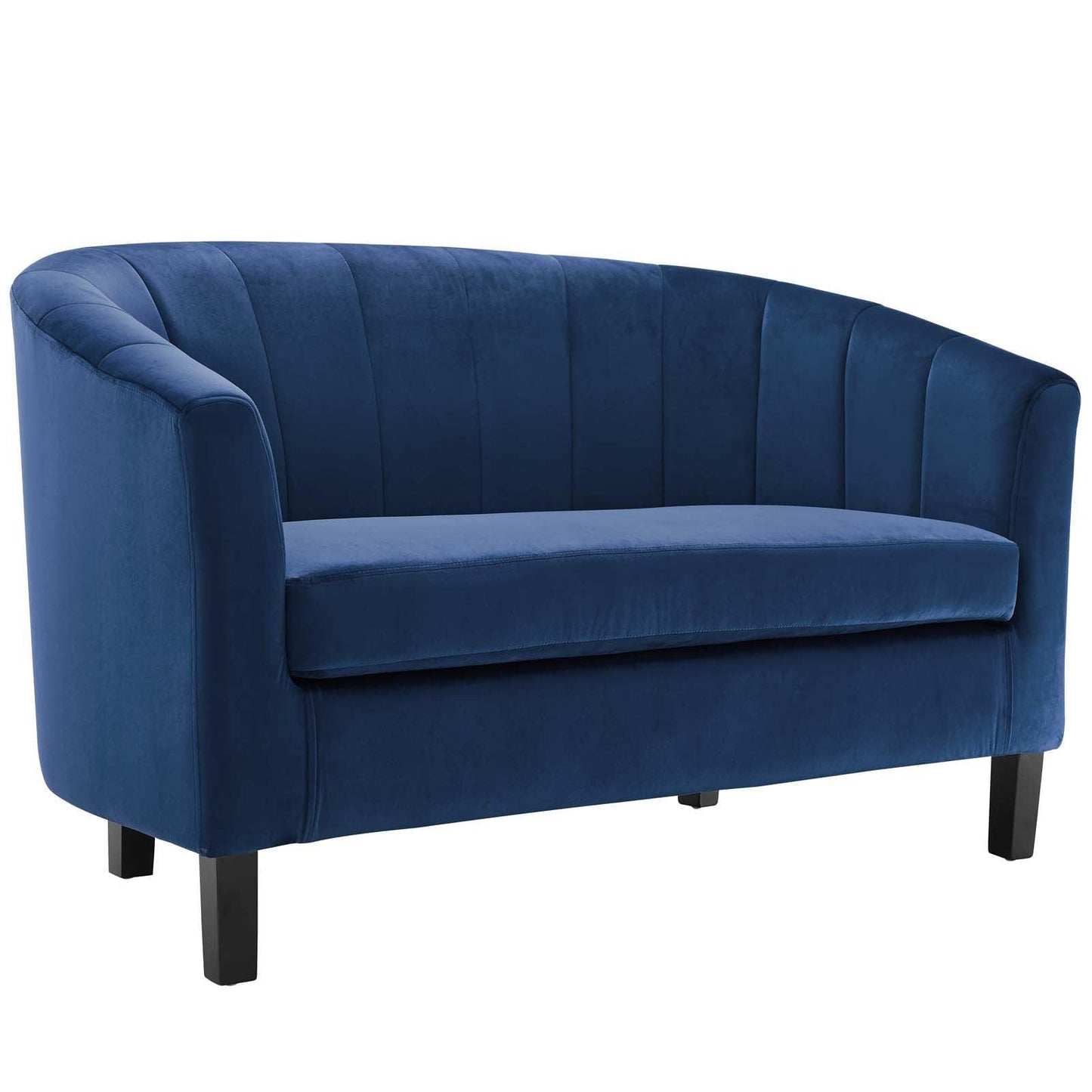 Modway Prospect Channel Tufted Performance Velvet Loveseat FredCo