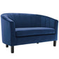 Modway Prospect Channel Tufted Performance Velvet Loveseat FredCo
