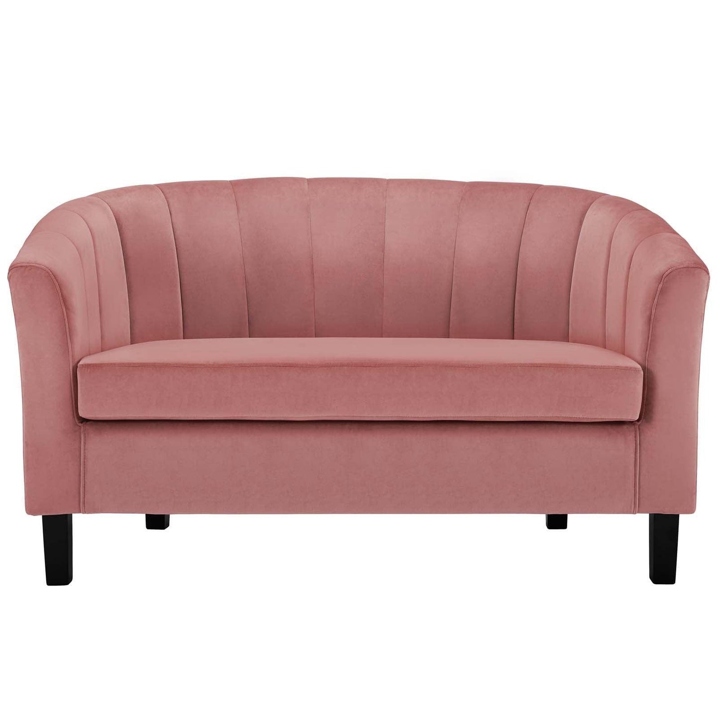 Modway Prospect Channel Tufted Performance Velvet Loveseat FredCo